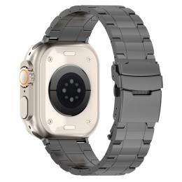Apple Watch 42/44/45/49 mm Armband Steel Titanium Grå