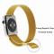 Milanese Loop Metall Armband Apple Watch 42/44/45/49 mm Guld