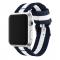 Nylon Armband Med Vertikal Design Apple Watch 41/4