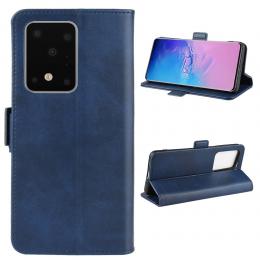 Samsung Galaxy S20 Ultra - Plånboksfodral - Mörk Blå