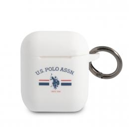 U.S. Polo Horses Flag AirPods Fodral Vit