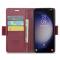 CASEME Galaxy S24 Plus Fodral RFID Lder Vinrd