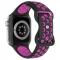 Sportarmband Dual-Color Apple Watch 42/44/45/49 mm (M/L) Svart/Lila