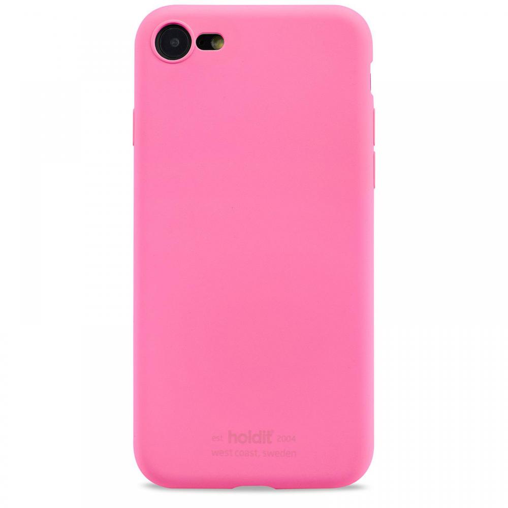 holdit iPhone 7/8/SE Skal Silikon Bright Pink