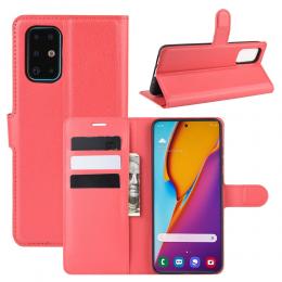 Samsung Galaxy S20 Plus - Litchi Plånboksfodral - Röd
