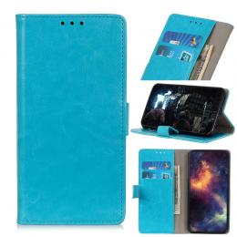 Samsung Galaxy A21s - Crazy Horse Plånboksfodral - Blå