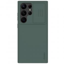 NILLKIN Galaxy S23 Ultra Skal CamShield Soft Silicone Grön