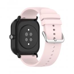 Silikon Armband För Smartwatch (20 mm) - Ljus Rosa