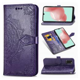 Samsung Galaxy A41 - Mandala Plånboksfodral - Lila
