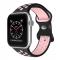 Sportarmband Dual-Color Apple Watch 41/40/38 mm (S/M) Svart/Rosa