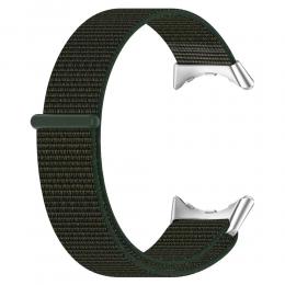 Google Pixel Watch / Watch 2 Nylon Loop Armband Militär Grön