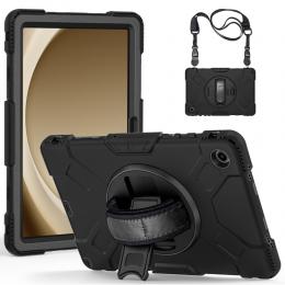 Samsung Galaxy Tab A9 Plus Skal 360 Rotation Shockproof Med Rem