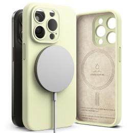 Ringke iPhone 15 Pro Skal MagSafe Silikon Sunny Lime