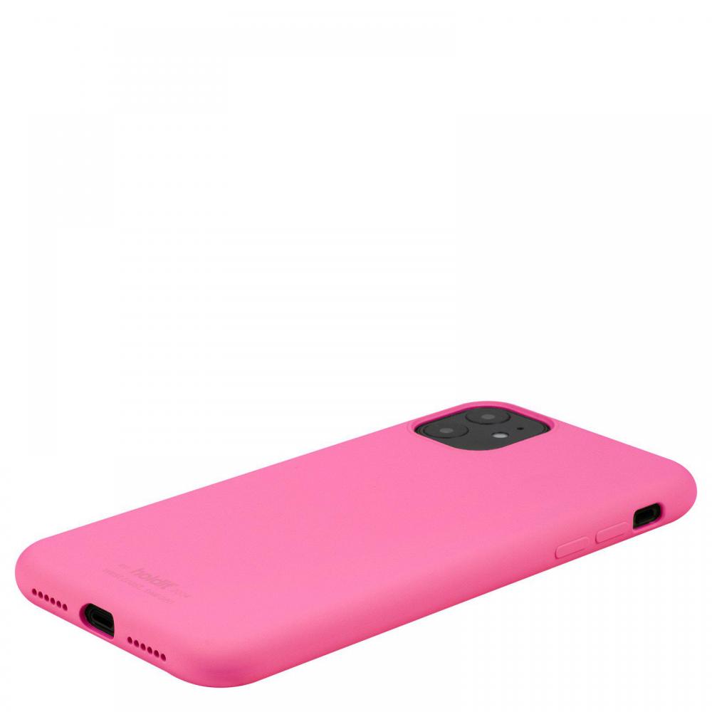holdit iPhone 11/XR Skal Silikon Bright Pink