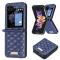 Galaxy Z Flip 6 Skal Diamond Textur Bl