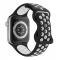 Sportarmband Dual-Color Apple Watch 42/44/45/49 mm (S/M) Svart/Vit