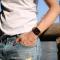 Tech-Protect kta Lder Armband Apple Watch 42/44/45/49 mm Brun