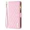 iPhone 15 Pro Fodral Diamond Multifunktionell Rosa