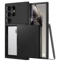 Spigen Liquid Air Hülle Kompatibel mit Samsung Galaxy S24 Ultra -Schwarz:  : Elektronik & Foto