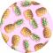 PopSockets Basic Grip Med Stllfunktion Pineapple Palooza