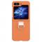 Galaxy Z Flip 6 Skal Skin Touch Ringhllare Orange