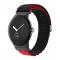 Google Pixel Watch / Watch 2 Armband Nylon Pro Svart/Rd