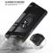 Samsung Galaxy A22 5G - Shockproof Hybrid Ring Skal - Svart/Silver