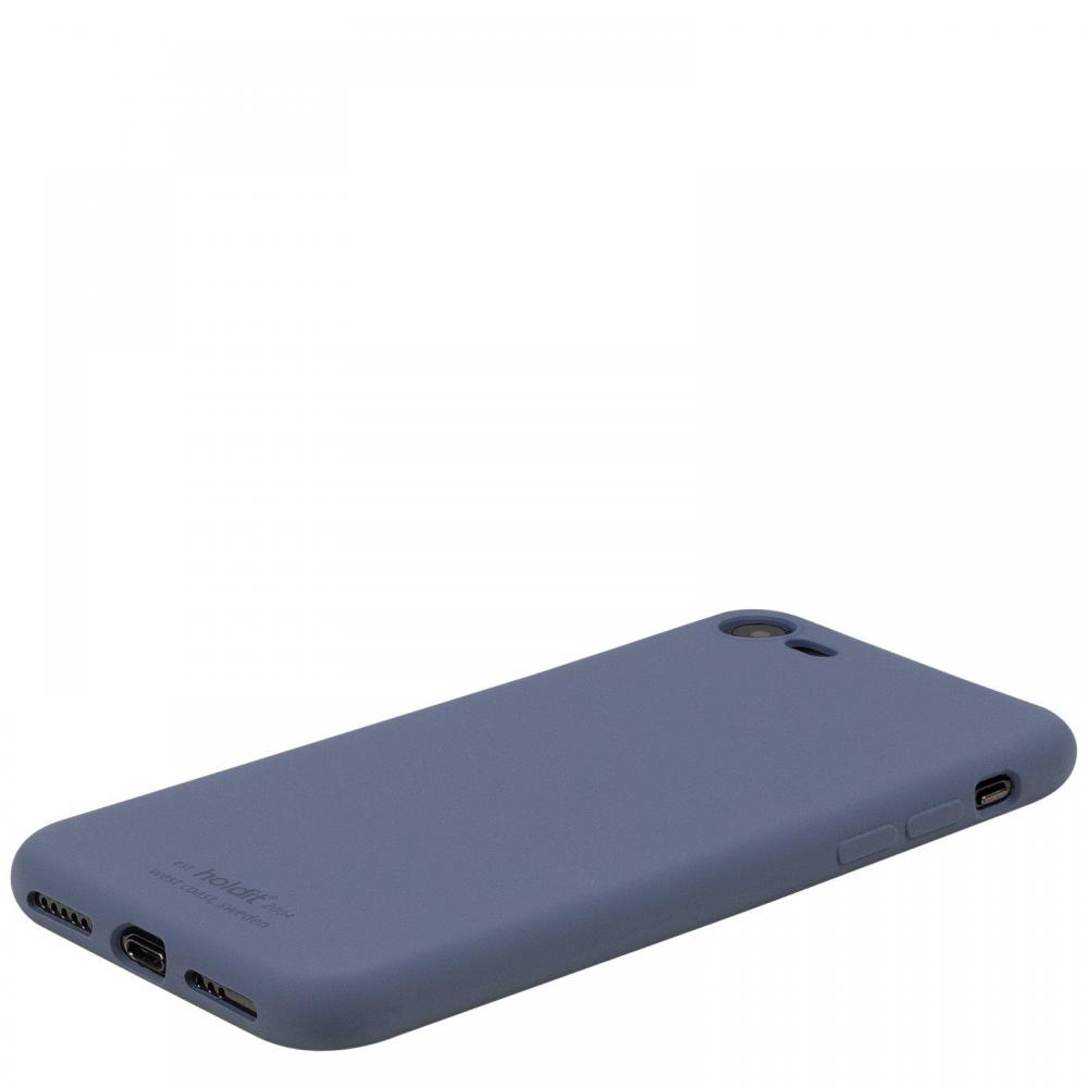 holdit iPhone 7/8/SE Mobilskal Silikon Pacific Blue