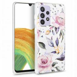Tech-Protect Samsung Galaxy A33 5G Skal Floral Vit
