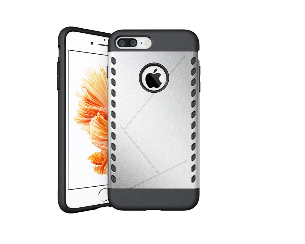 iPhone 7/8 Plus - Armour Shield Skal - Silver