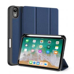 DUX DUCIS DOMO iPad Mini (2021) Fodral Tri-Fold Med Pennhållare Blå