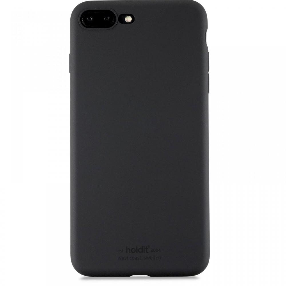 iPhone 7 Plus/8 Plus - holdit Mobilskal Silikon - Svart