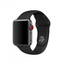 Silikon Armband Apple Watch 41/40/38 mm (S/M) - Svart
