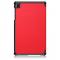 Samsung Galaxy Tab A7 Lite 8.7 - Tri-Fold Lder Fodral - Rd
