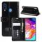 Samsung Galaxy A20s - Crazy Horse Plnboksfodral - Svart