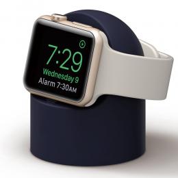 Apple Watch Silikon Stativ Mörk Blå