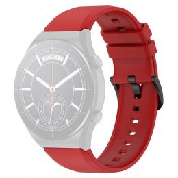 Silikon Armband Smartwatch (22 mm) Röd