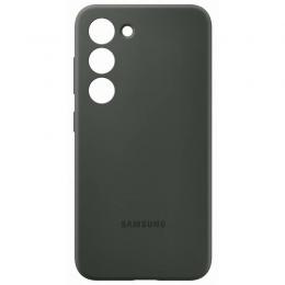 Samsung Galaxy S23 Skal Silicone Khaki