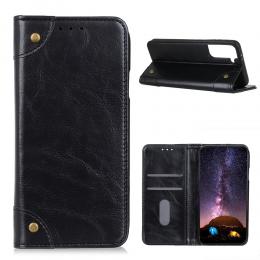  Samsung Galaxy S21 - Nit Dekor Fodral - Svart - Teknikhallen.se