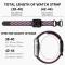 Sportarmband Dual-Color Apple Watch 42/44/45/49 mm (M/L) Svart/Lila
