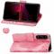 Sony Xperia 1 III - Butterfly Lder Fodral - Rosa