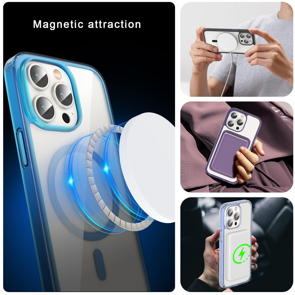 ColorPop iPhone 13 Pro Max Skal CH MagSafe Transparent/Vit