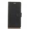 Sony Xperia 1 - Litchi Plnboksfodral - Svart