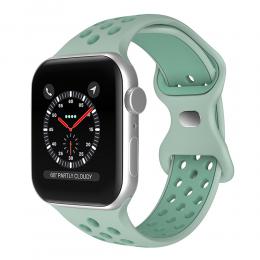 Sportarmband Dual-Color Apple Watch 42/44/45/49 mm (S/M) Grön