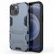 iPhone 13 Mini - Hybrid Armor Skal Med Kickstand - Navy Blue
