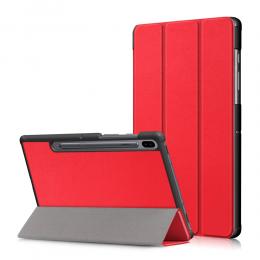 Samsung Galaxy Tab S6 - Tri-Fold Fodral - Röd