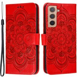 Samsung Galaxy S22 Plus Fodral Mandala Flower Röd