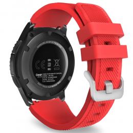 Tech-Protect Galaxy Watch 46 mm Armband SmoothBand Röd