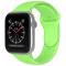 Apple Watch 38/40/41 mm Silikon Armband (M/L) Grn