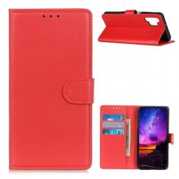 Samsung Galaxy A32 5G - Litchi Textur Fodral - Röd